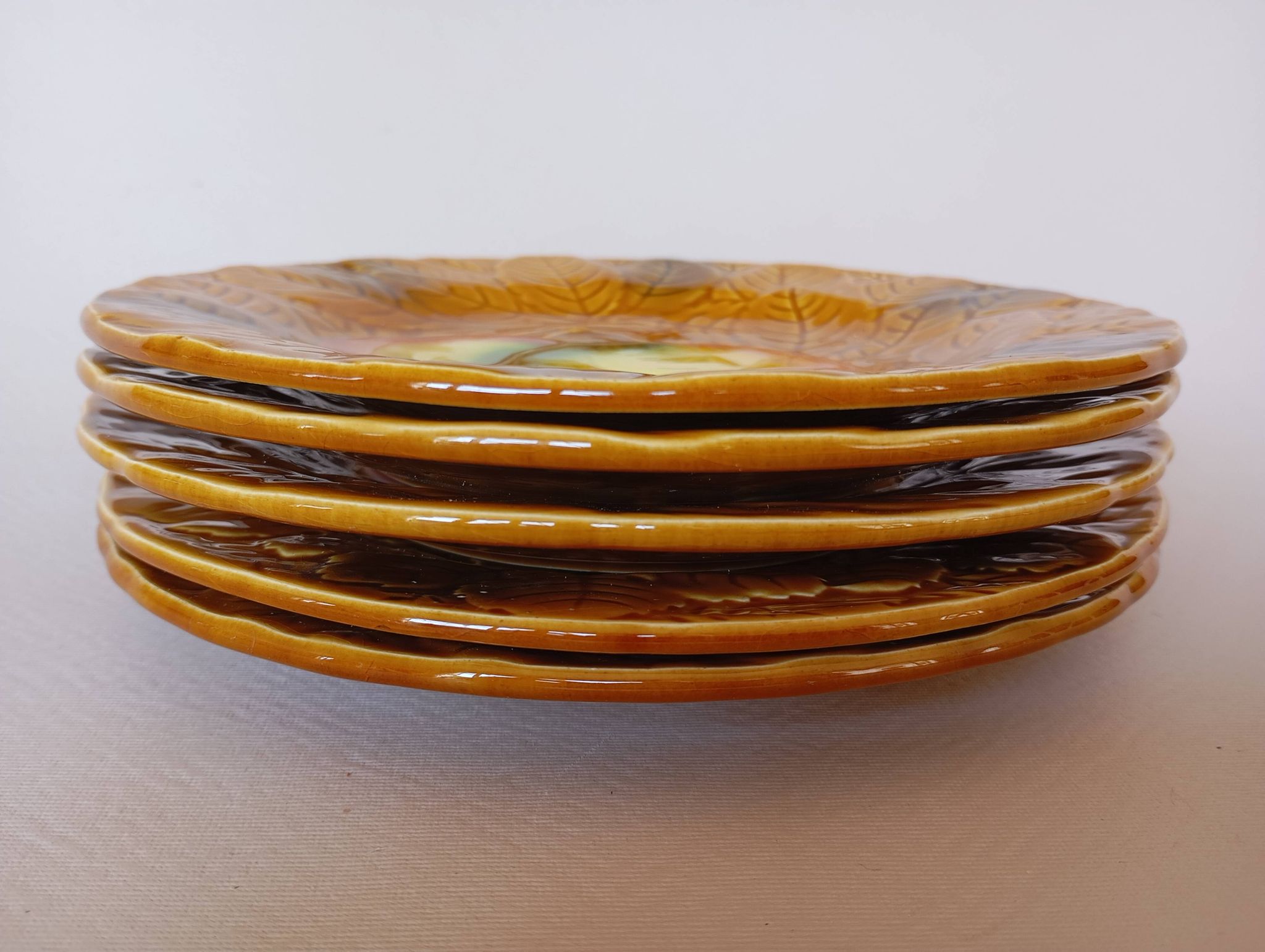 Cake service in slipware Salins les Bains