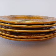 Cake service in slipware Salins les Bains