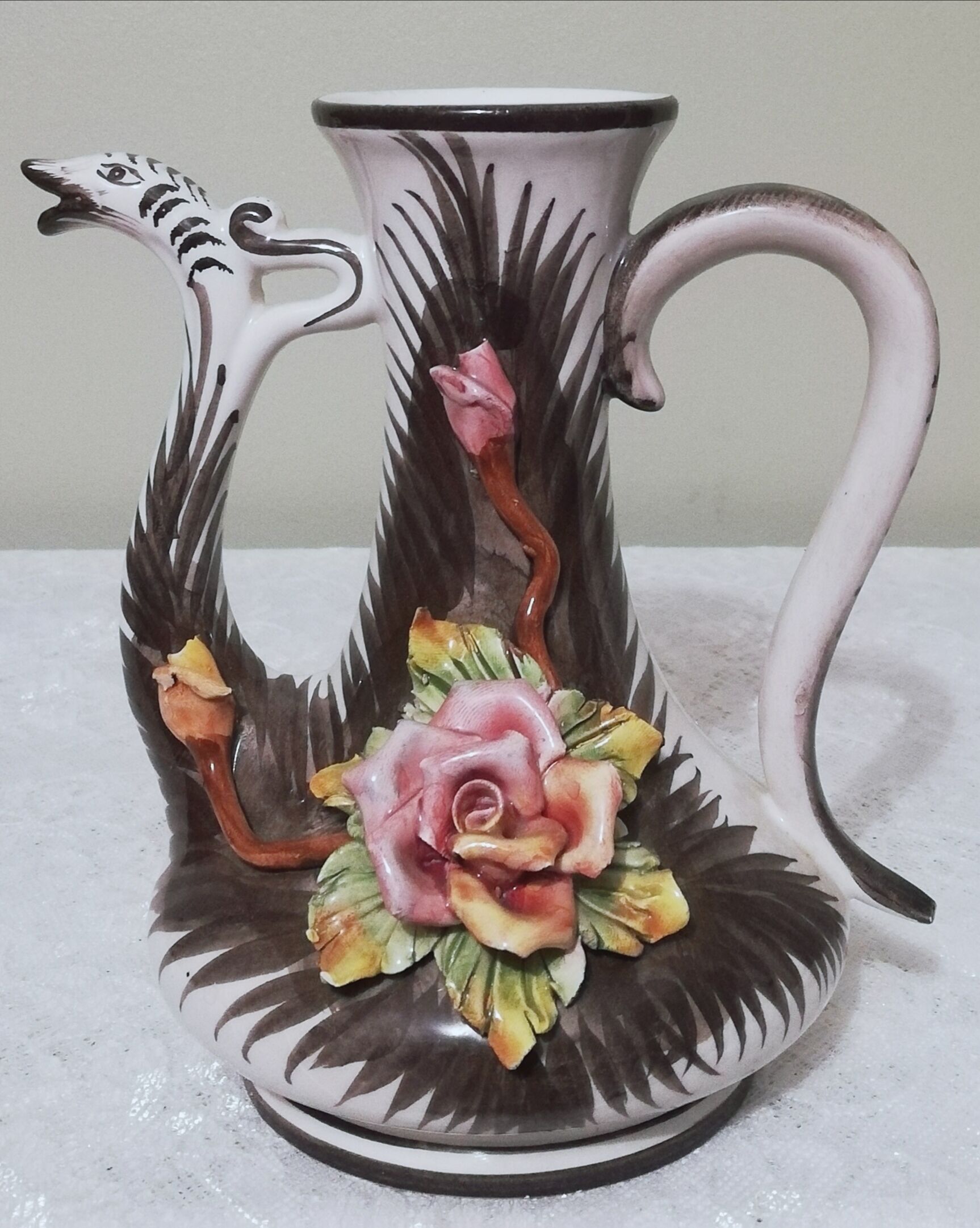 Decanter decanter 375ml in Italian earthenware Bassano