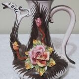 Carafe à décanter 375ml en faïence italienne Bassano