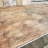 Natural patina farm table