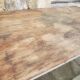 Natural patina farm table