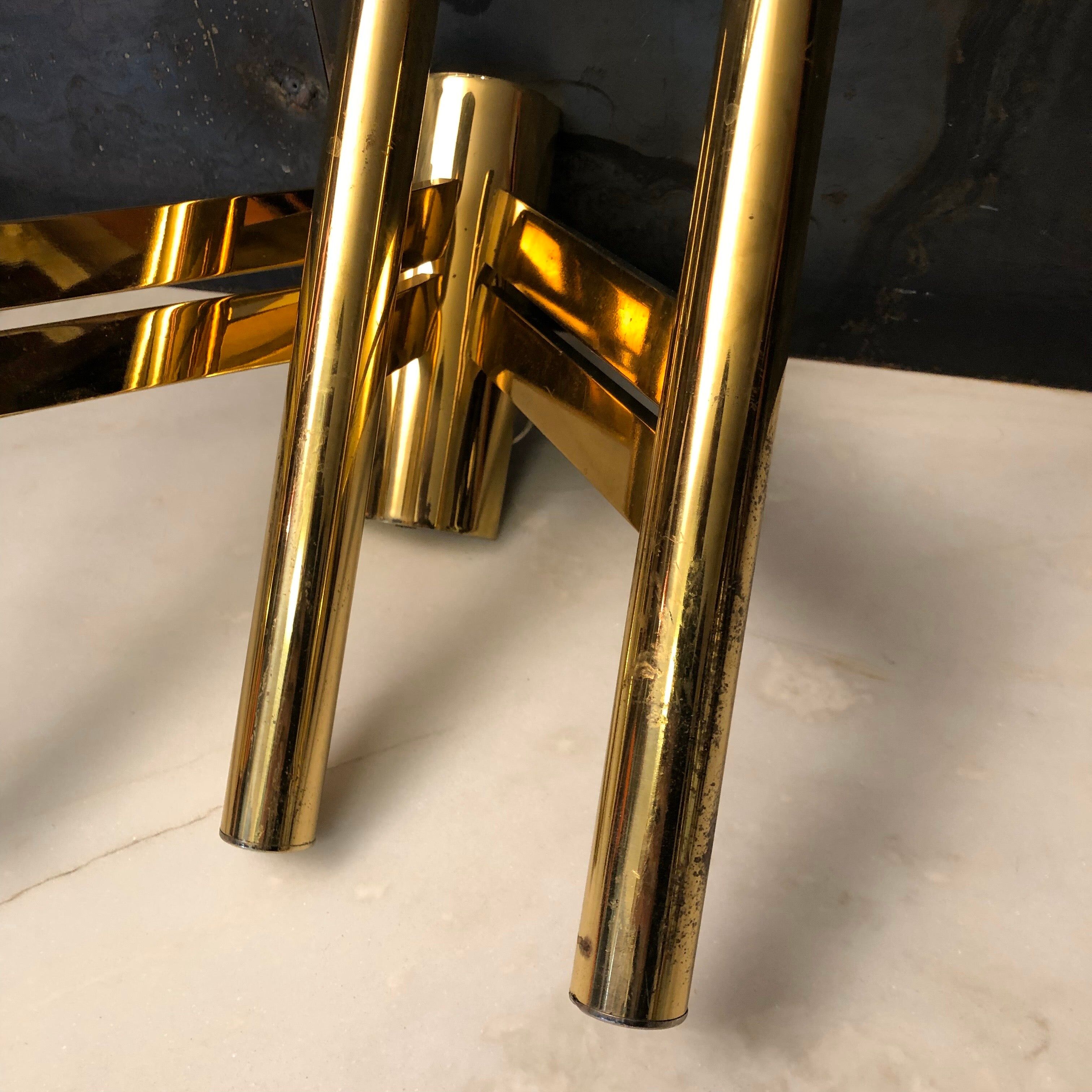 Single brass sconce from Sciolari, italy, 1970