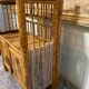 Vintage bamboo shelf