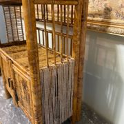 Vintage bamboo shelf