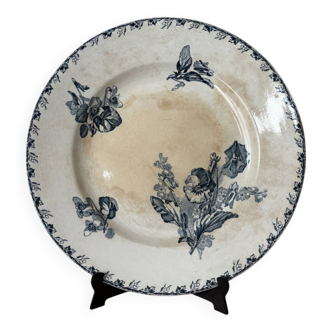 Antique plate from Sarreguemines Stella