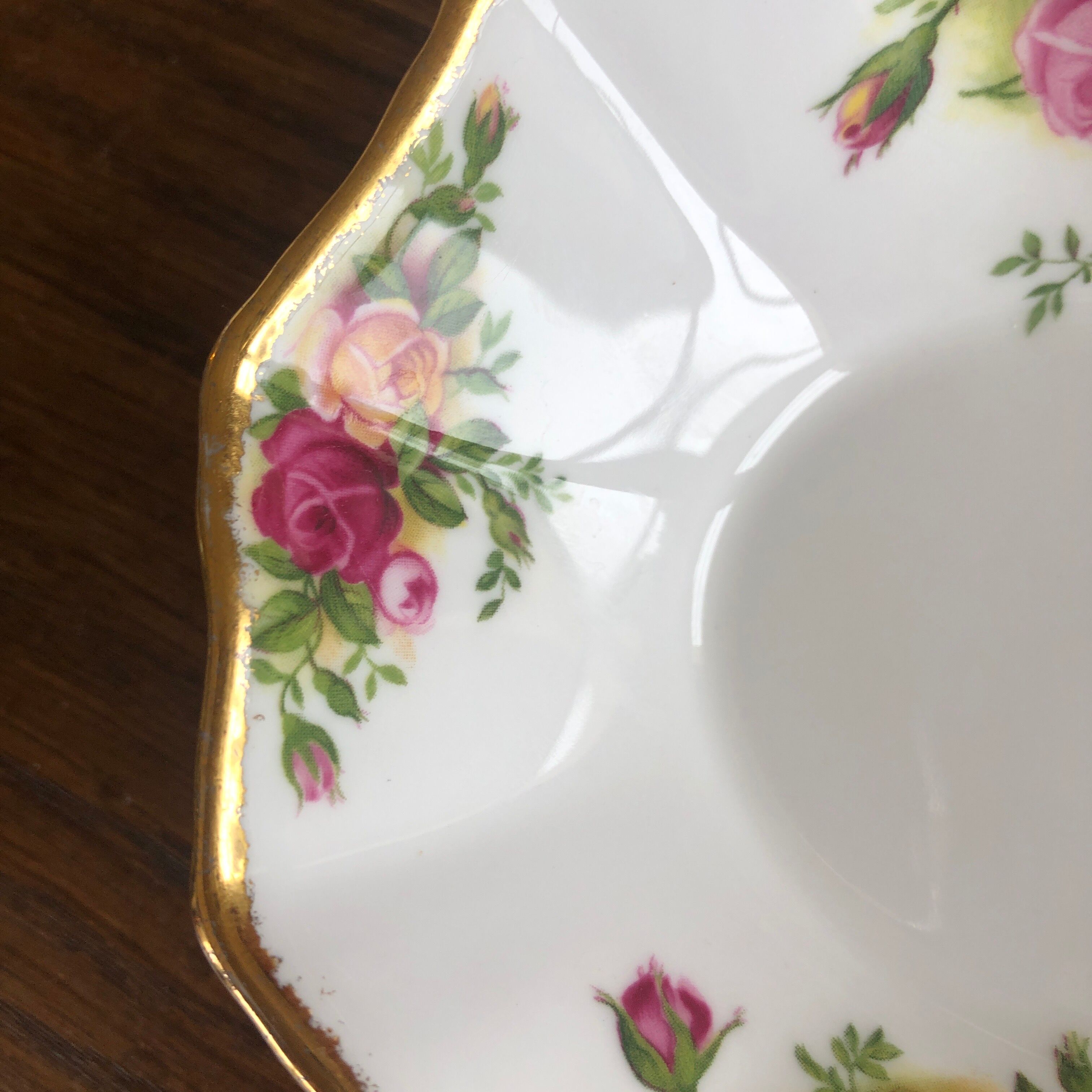 Floral porcelain cup