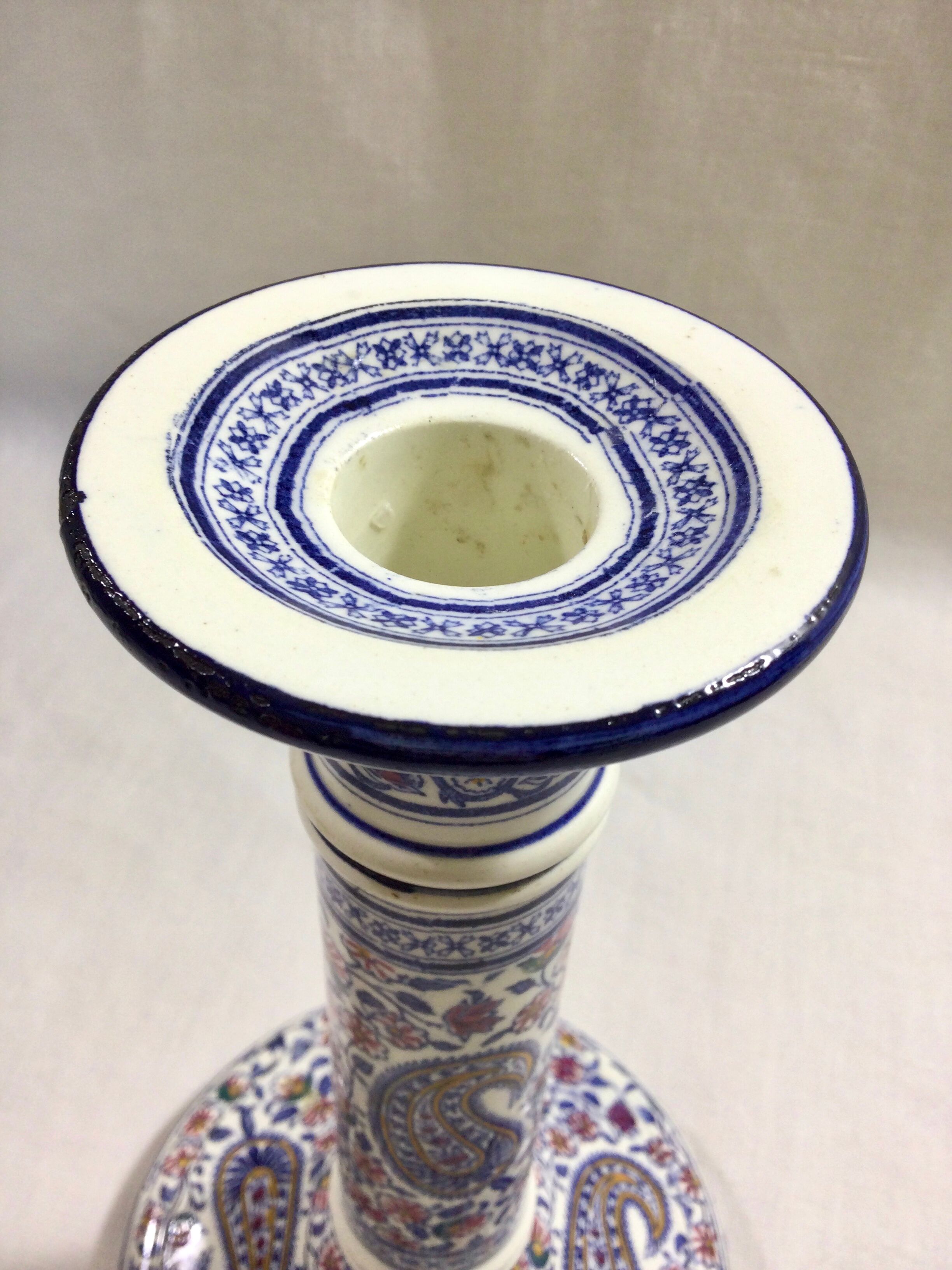 Candlestick model cashmere Gien