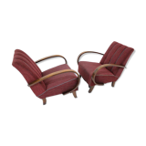 Pair of armchairs Designed by Jindrich Halabala, 1950s