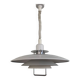 Suspension extensible métal blanc laqué, suède années 70/80