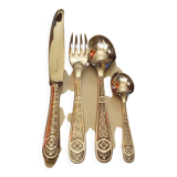 Christofle Villeroy pattern 4-piece cutlery set