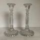 Pair of candlesticks Val Saint Lambert Belgium
