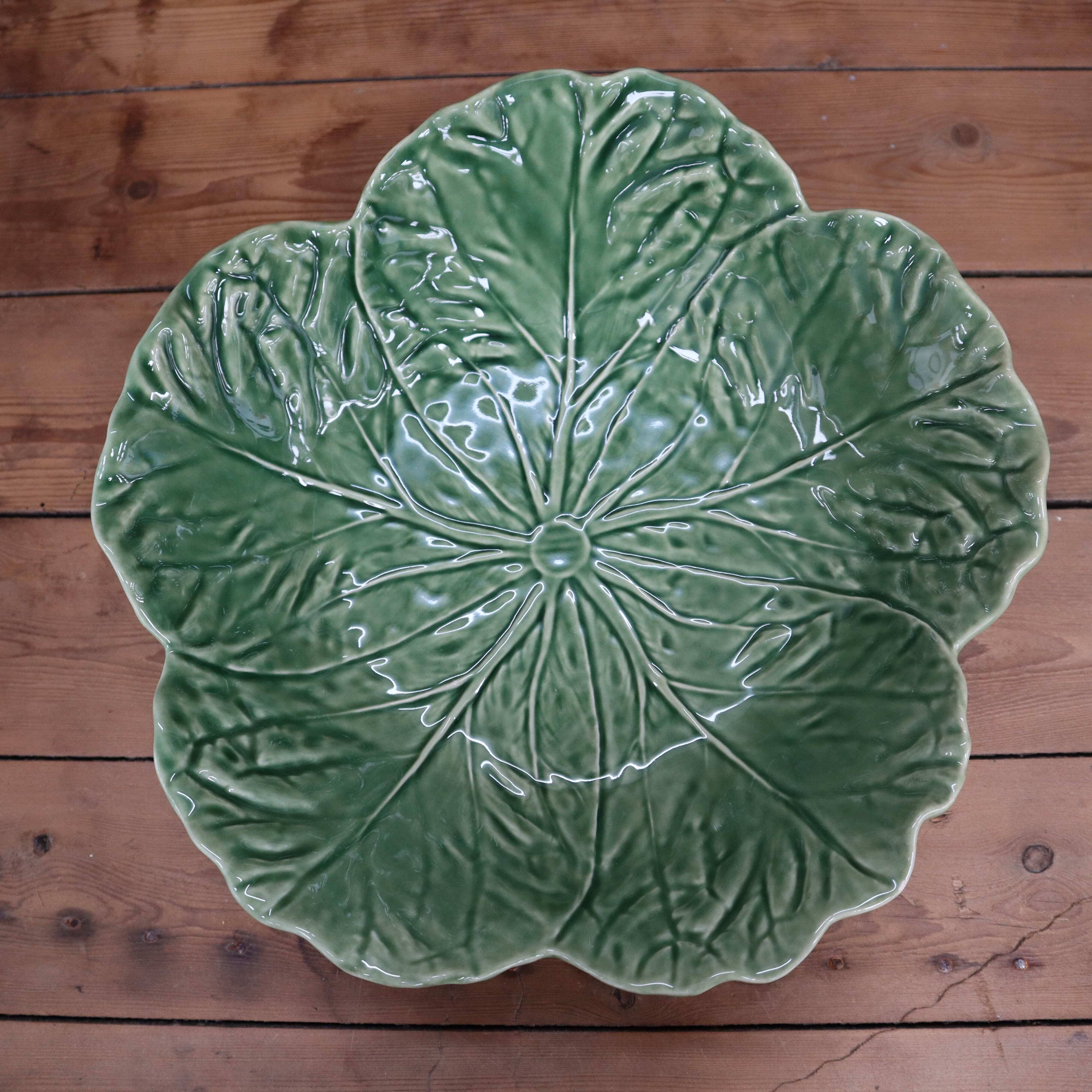 Cabbage salad bowl Bordallo Pinheiro made in Portugal