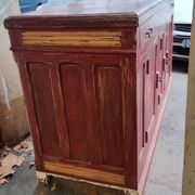 Bank oak counter patina wine lees old icehouse Henri ASSET