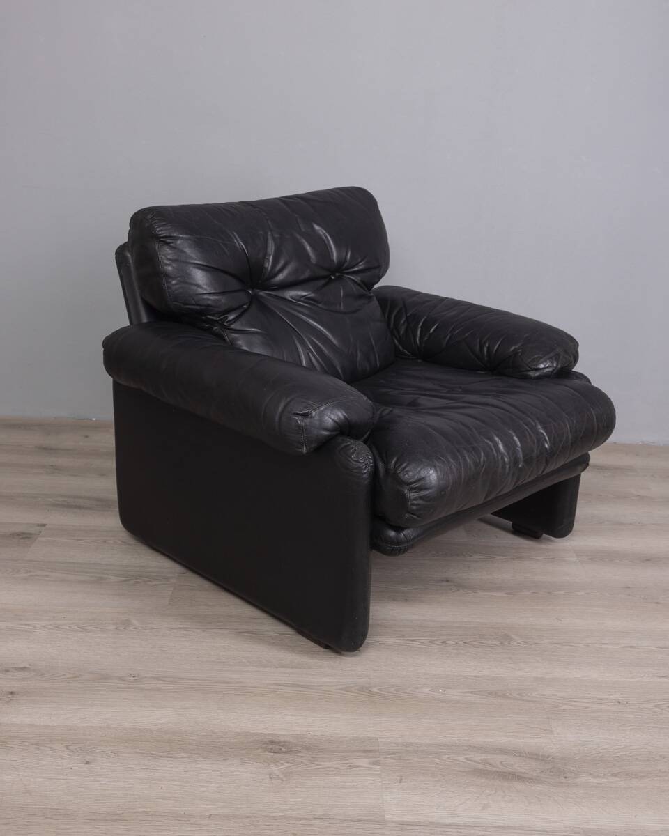FAUTEUIL VINTAGE DES ANNÉES 1970, MODÈLE « CORONADO », T. SCARPA POUR B&B ITALIA
