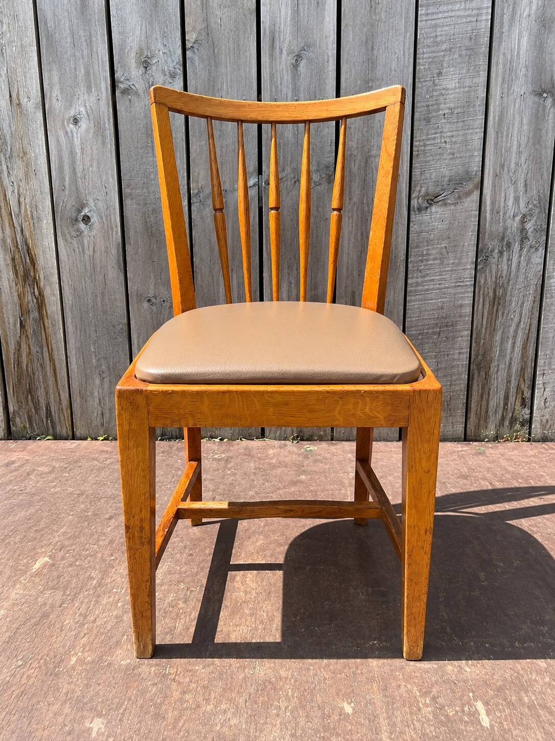 Vintage wooden dining chairs