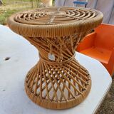 Vintage Rattan Stool "1915"