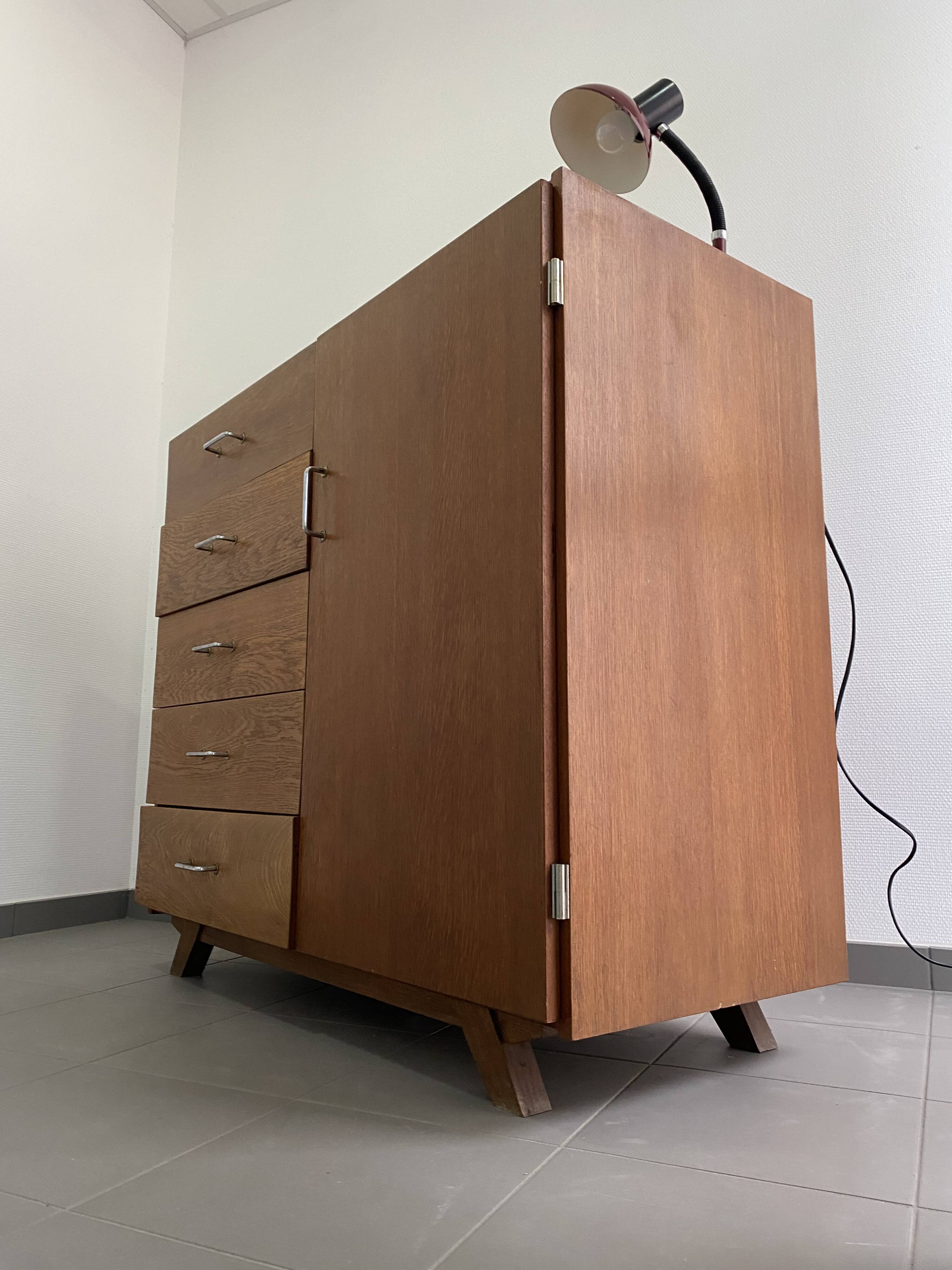Vintage sideboard with compass legs