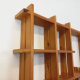 Vintage pine wall shelf, from the 80s