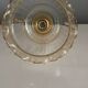 Vintage amber glass chandelier