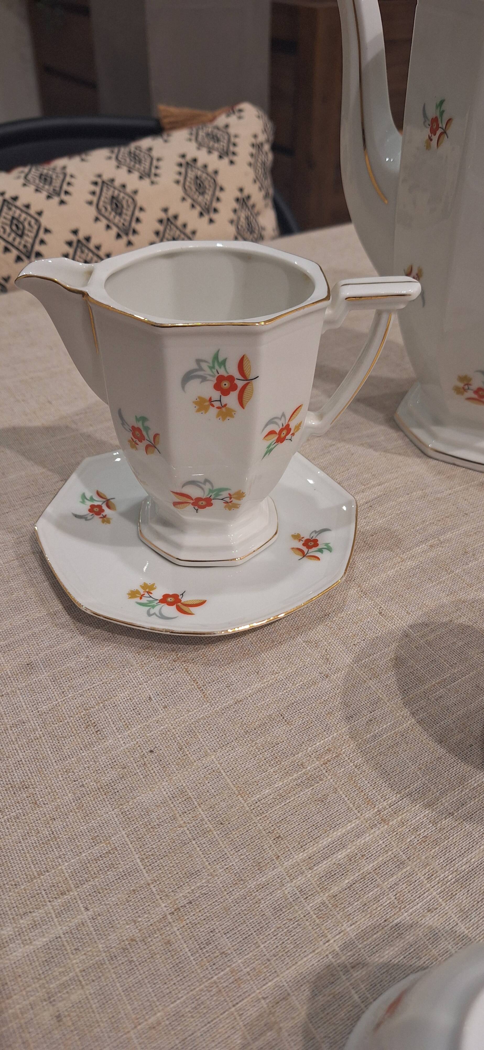 Coffee or tea service Porcelain Epiag D.F.