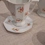 Coffee or tea service Porcelain Epiag D.F.