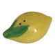 Lemon-shaped slip salt shaker