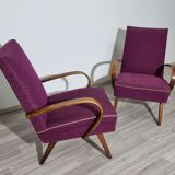 Vintage Armchairs by Jaroslav Smidek, 1960s, Set of 2