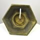 Solid Brass Table Lamp by Oscar Antonssons for Ystad-Metall, Sweden, 1940s