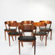 Sibast model 7 chairs