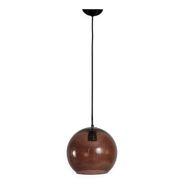 Suspension en verre bullé