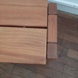 Solid elm bench Maison Regain