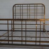 Bed art deco brass 150x190