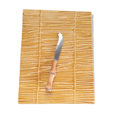 Cheese platter and its knife 1960