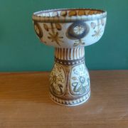Vintage Keraluc ceramic candle holder
