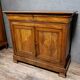 Buffet a doucine époque Louis Philippe en ronce de noyer