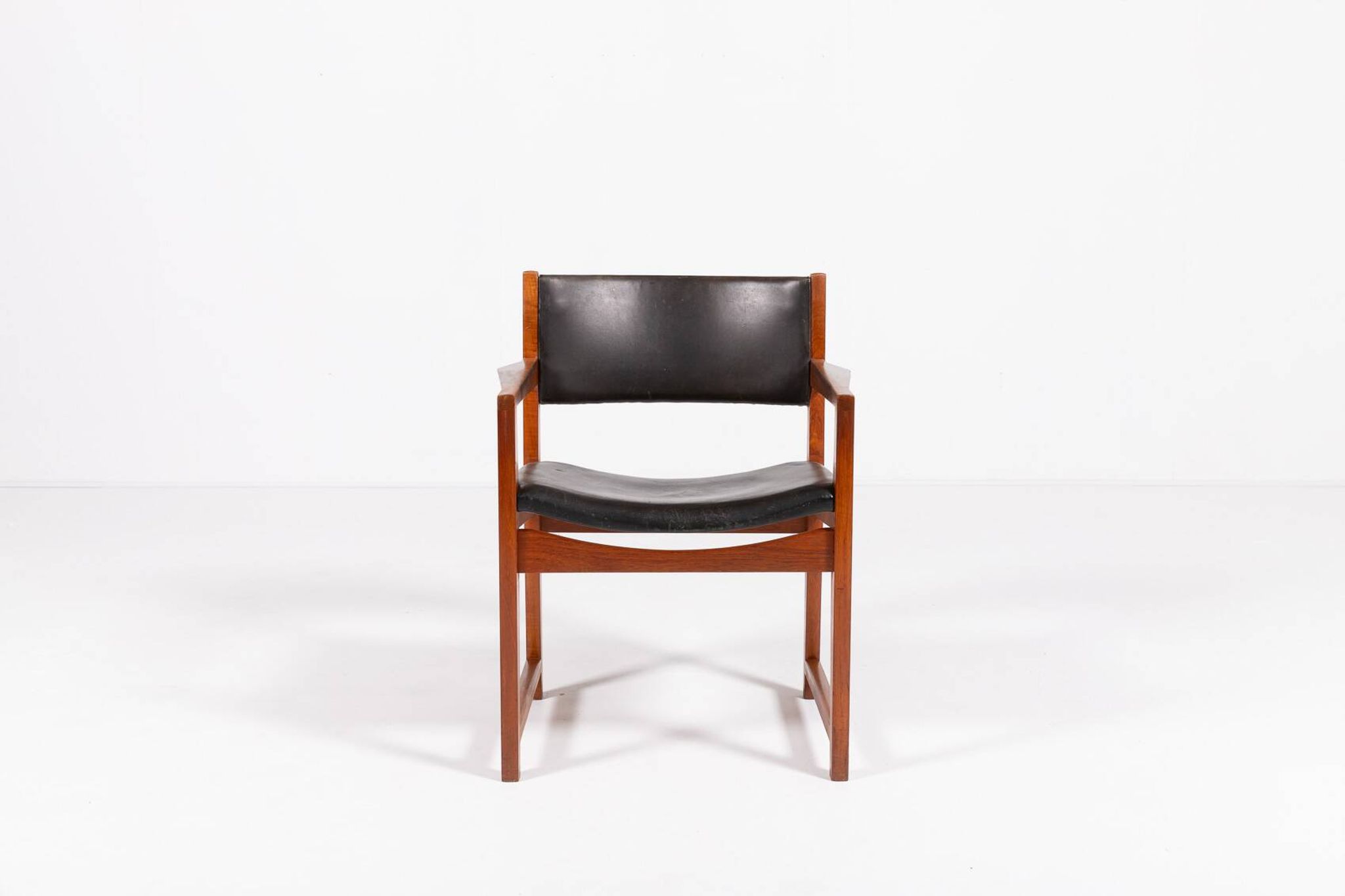 Fauteuil danois moderne du milieu du siècle par Peter Hvidt et Orla Mølgaard-Nielsen