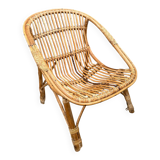 Rattan armchair