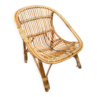 Rattan armchair