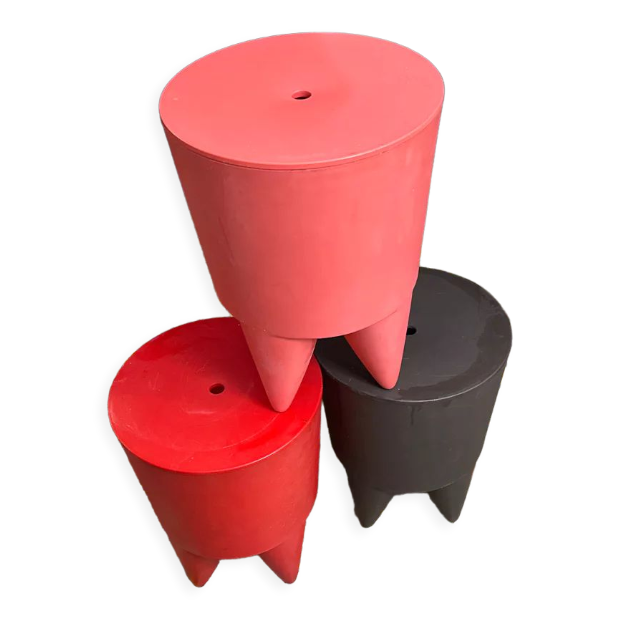 Lot de 3 tabourets Starck Philippe