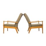 Pair of PK988 / 1023 English armchairs from Parker Knoll 1960s