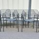Set of 8 lyze chairs, emu
