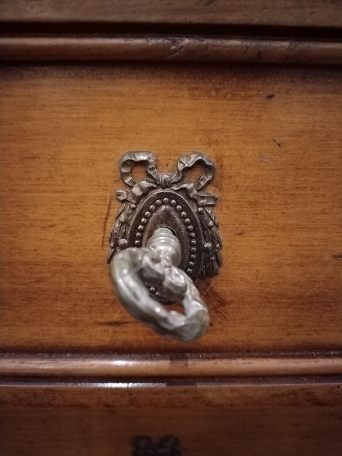 Chest of drawers 3 drawers Louis XVI style