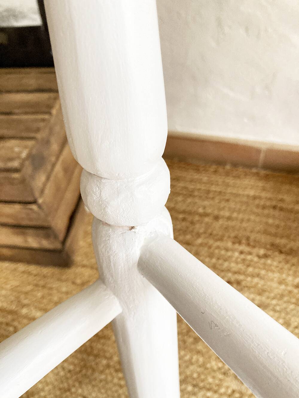 Antique solid wood stool