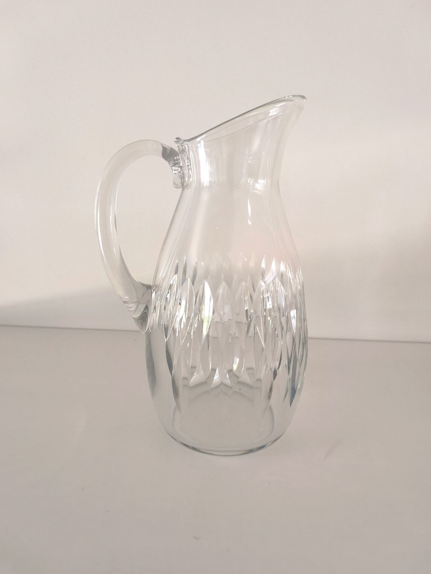 Broc pitcher in Baccarat crystal Carcassonne