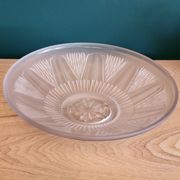 Ancienne coupe verre moule satiné art deco