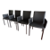 4 leather Twiggy chairs by Gebrüder Thonet