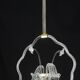 Art Deco transparent Barovier e Toso light with flowers, 1940s