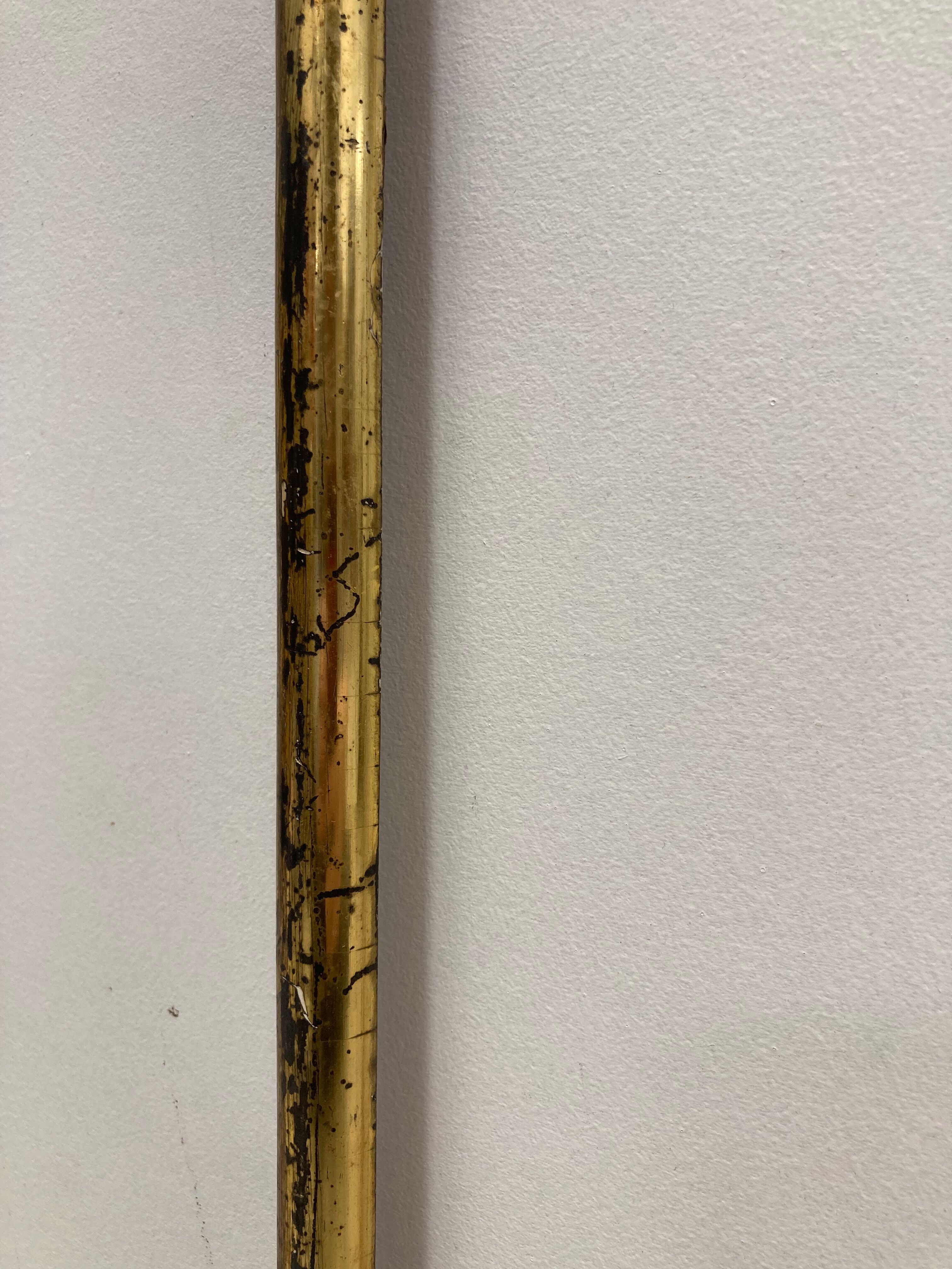 Vintage patinated golden frame