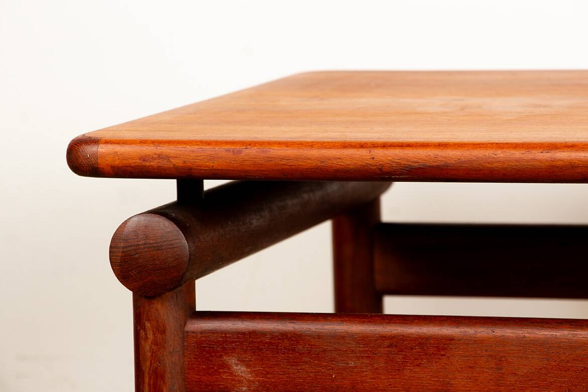 Very Large Danish Teak Coffee Table or Hall Bench by Borge Mogensen.